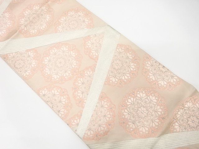 アンティーク　華紋織り出し袋帯（材料）